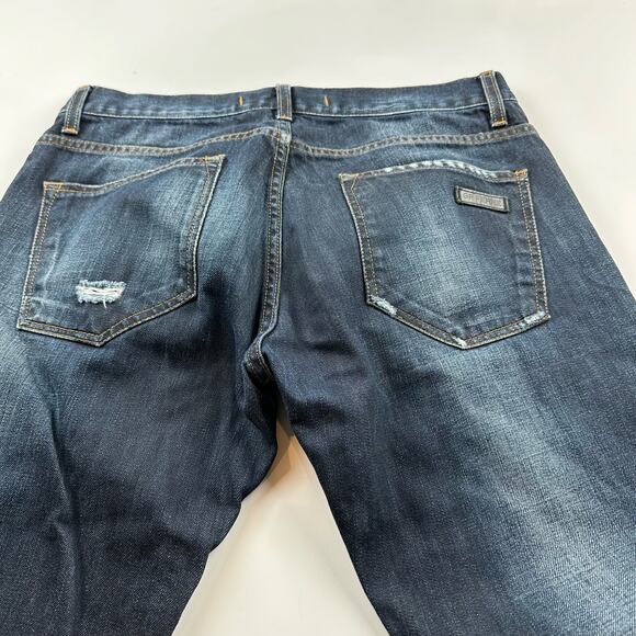 GF Regular Gianfranco Ferre Jeans US 32 IT 46 Blue Denim Regular Straight Jeans - Picture 7 of 16